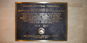 NRHS Historic Railway Landmark Plaque