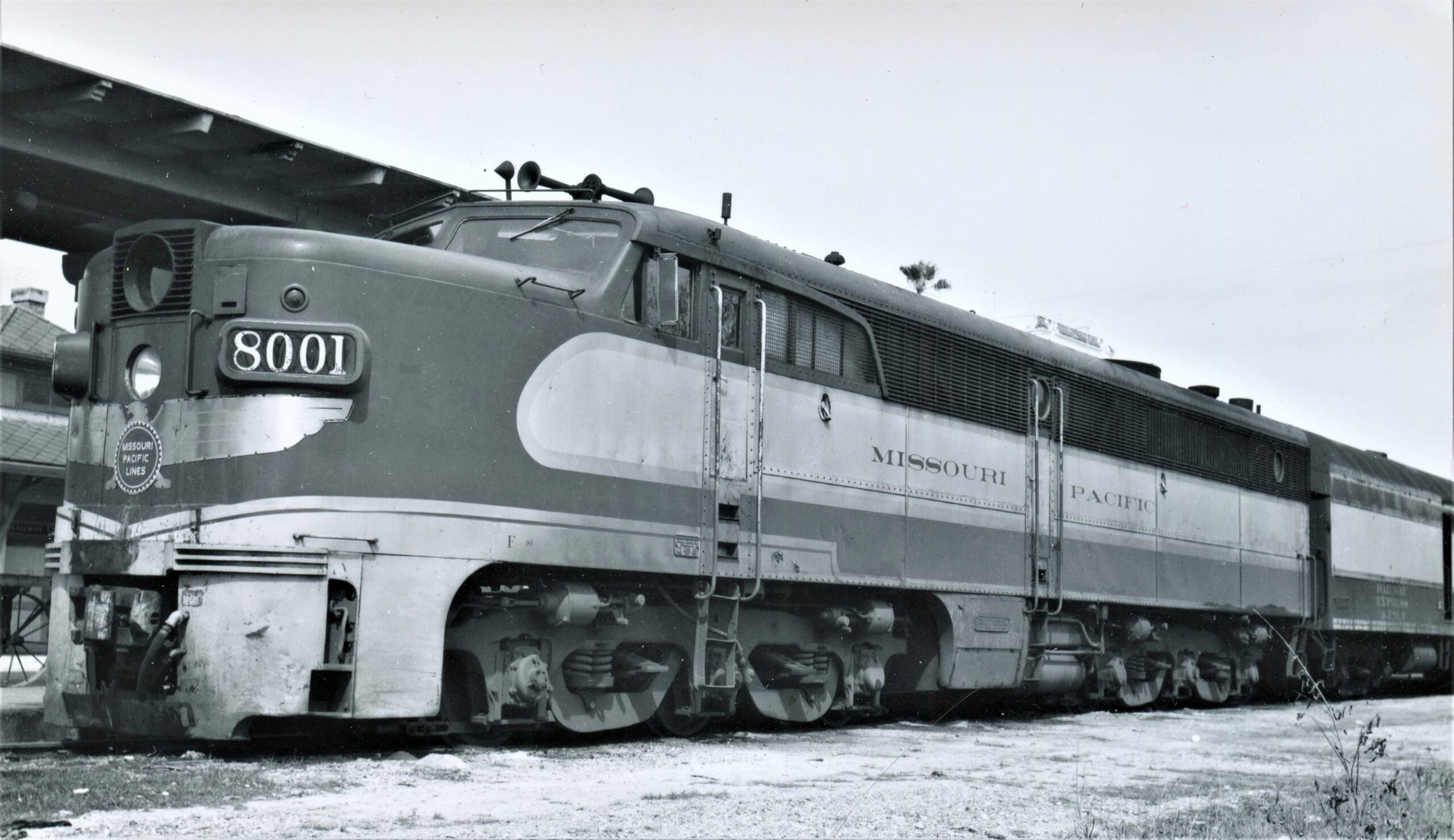 NRHS | Missouri Pacific | Brownsville ,TX | PA 8001 PIONEER | Feb 5, 1962 | Arthur B. Johnson | Elmer Kremkow Collection