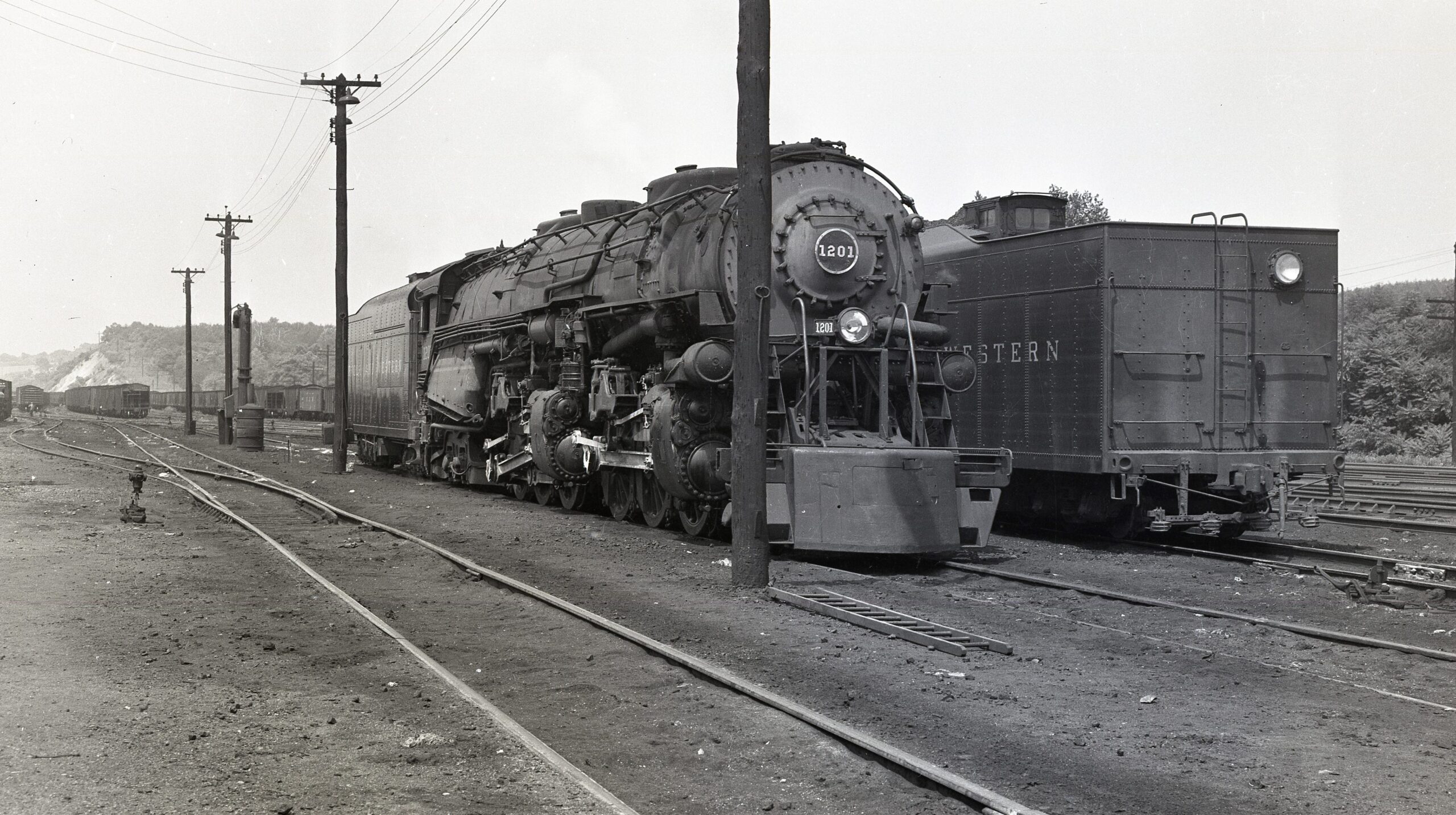 Norfolk and Western Railway | Roanoke, Virginia | Class A 2-6-6-4 #1201 | July 18, 1951 | R L Long