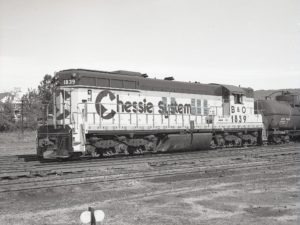 Chessie System / B&O | Hagerstown, Maryland | SD9 1839 | October 6, 1973