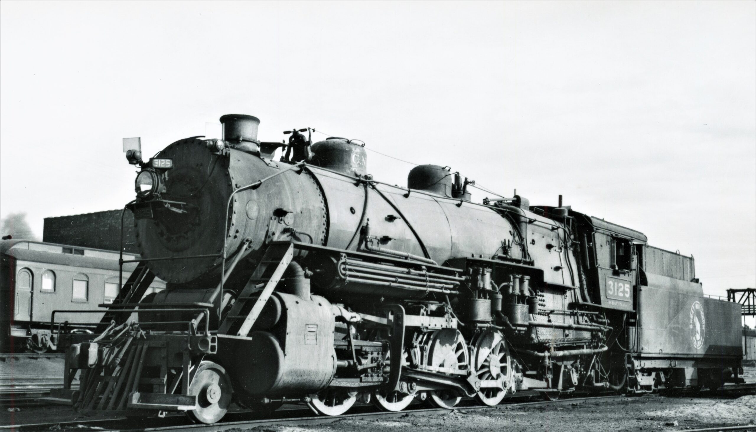 Great Northern | Kelly Lake, Minnesota | Class O-1 2-8-2 #3125 “Mikado” steam locomotive | September 16, 1951 | Arthur B. Johnson Photo