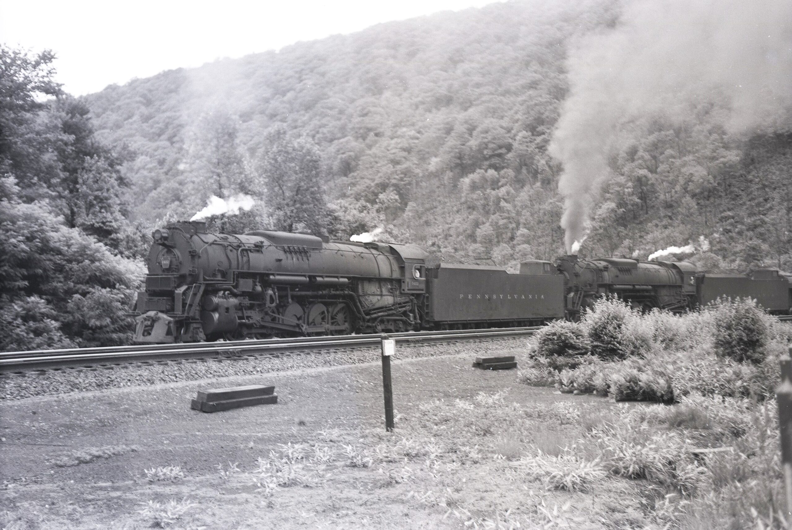 Pennsylvania Railroad | Altoona, Pa. | J2 class 2-10-4 | June 1955 | Fielding Lew Bowman