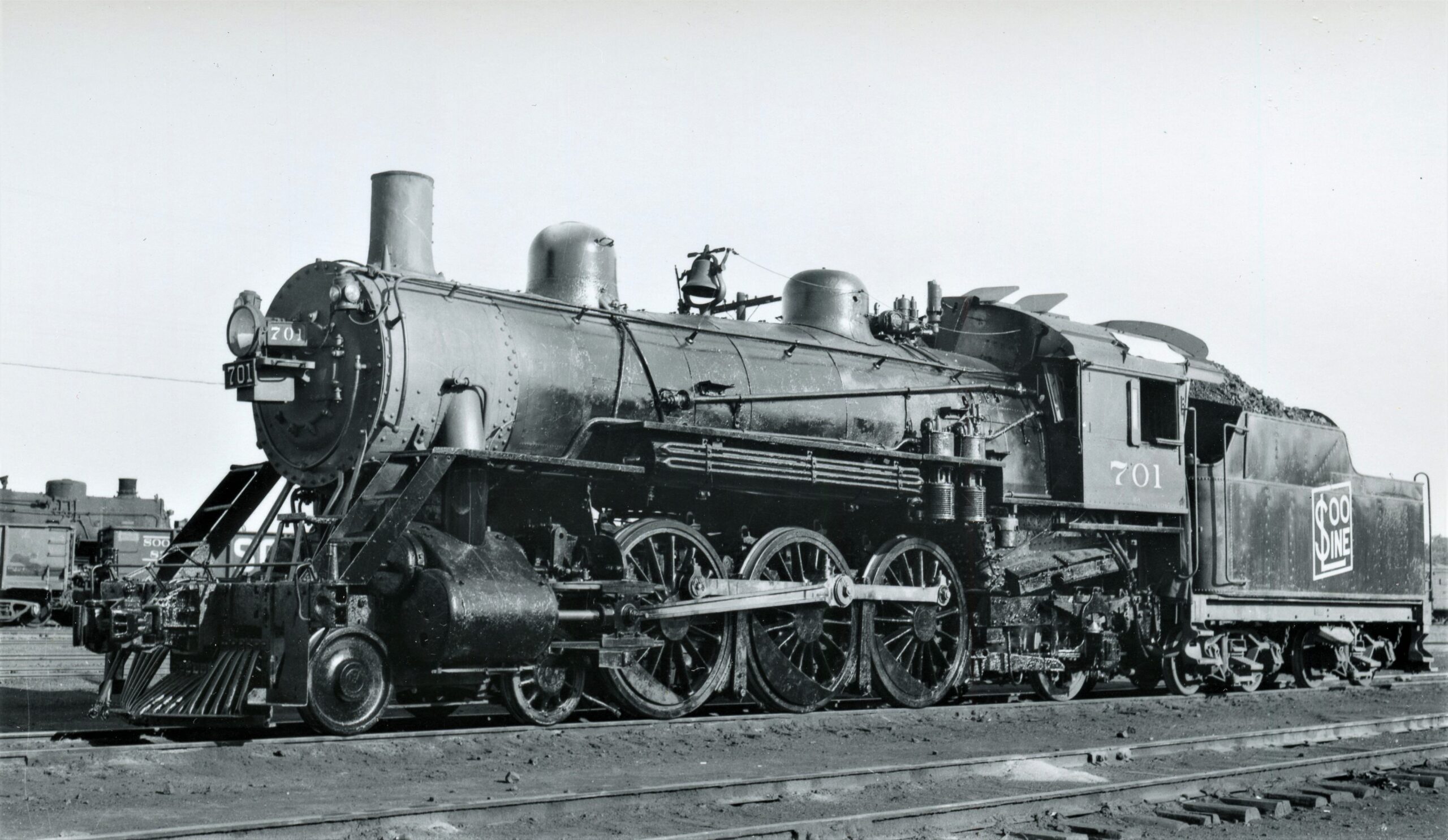 Soo Line | Minneapolis, Minnesota | Class H-1 4-6-2 # 701 | July 5, 1954 | Arthur B. Johnson