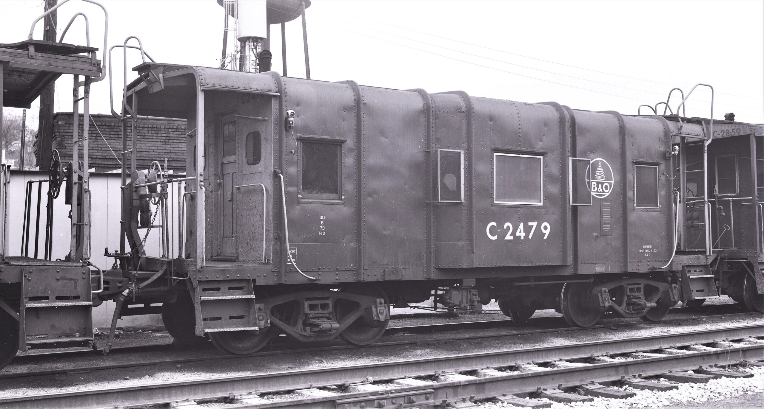 Baltimore and Ohio | Brunswick, Maryland | Class I-12 caboose C-2479 | March 11, 1974