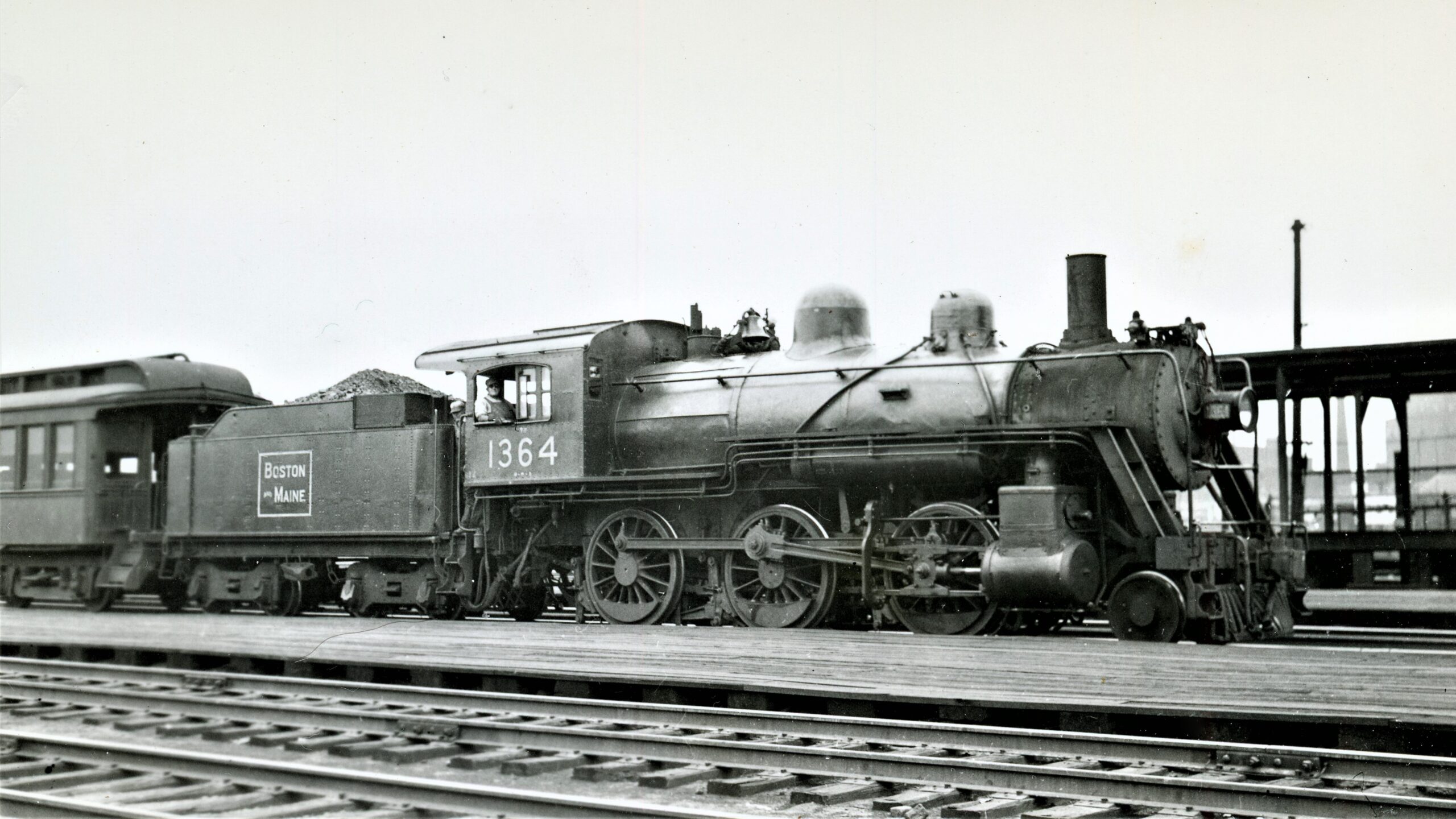 Boston and Maine | Boston, Massachusetts | Class B-15b 2-6-0 #1364 | North Station | June 4, 1938
