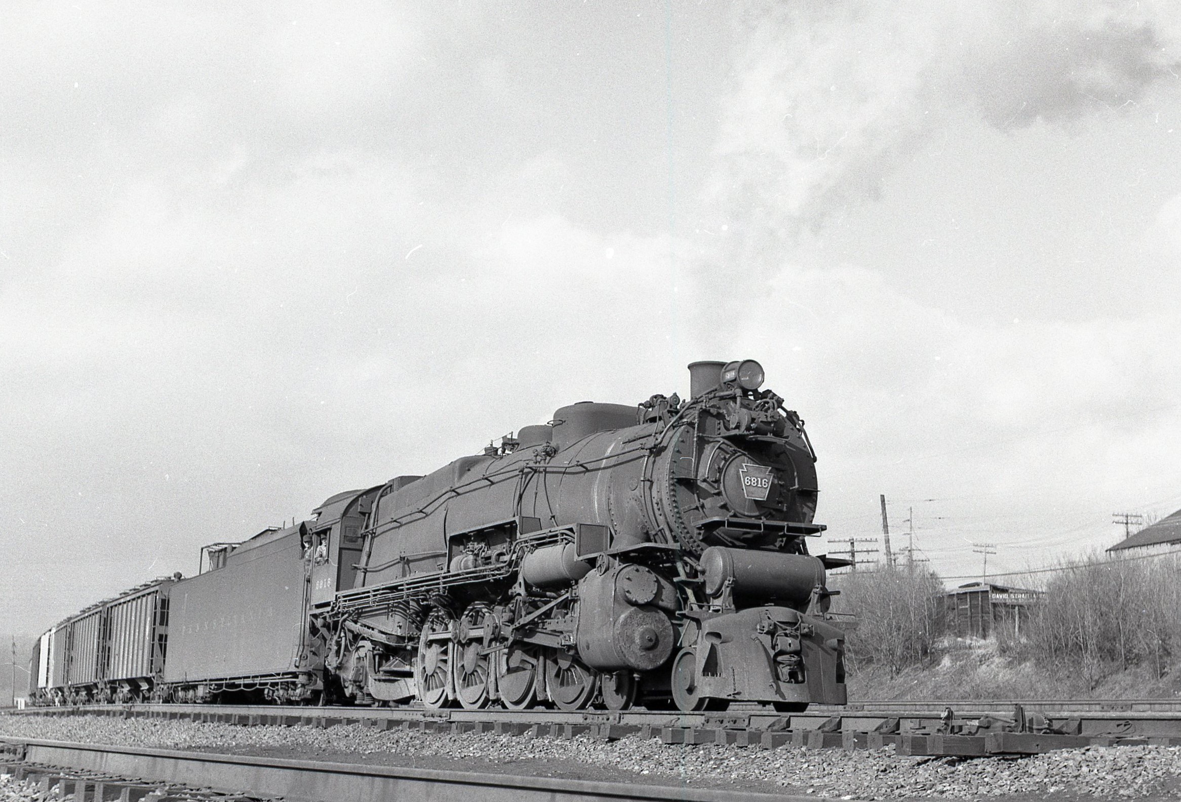 Pennsylvania Railroad | Huntingdon, Pennsylvania | M1 #6816 | February 18, 1956 | John Bowman, Jr. photo