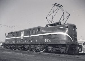 Pennsylvania Railroad | Philadelphia, Pennsylvania | GG1 4851 | Army Navy Game Trains | November 26, 1960 | John Bowman, Jr. photo