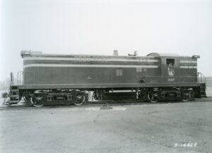 Central Railroad of New Jersey | Eddystone, Pennsylvania | RS12 1207 | January 30, 1953 | Baldwin Locomotive Works photo