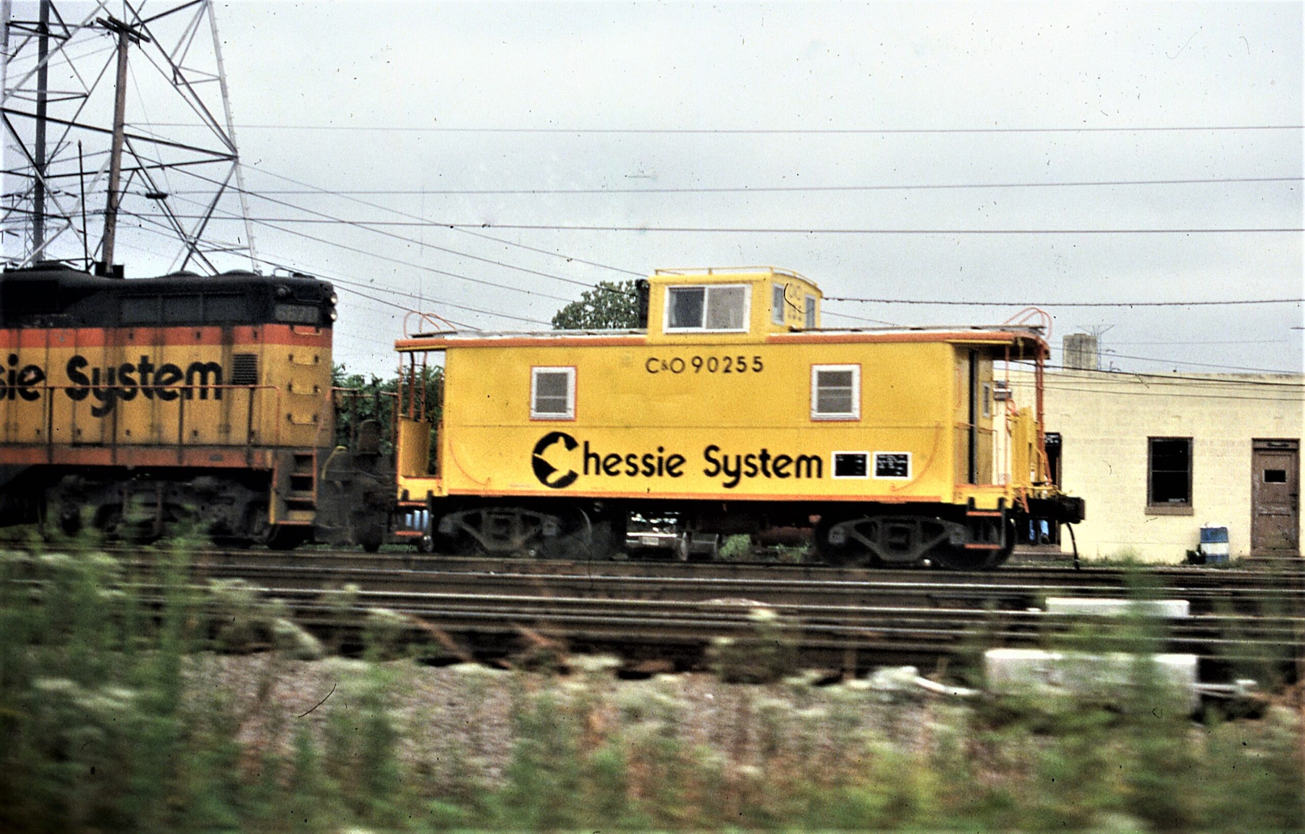 Chessie System | Cincinnati, Ohio | Steel cupola caboose 90255 | ex Chesapeake and Ohio | September 1, 1981 | John Wilson photo