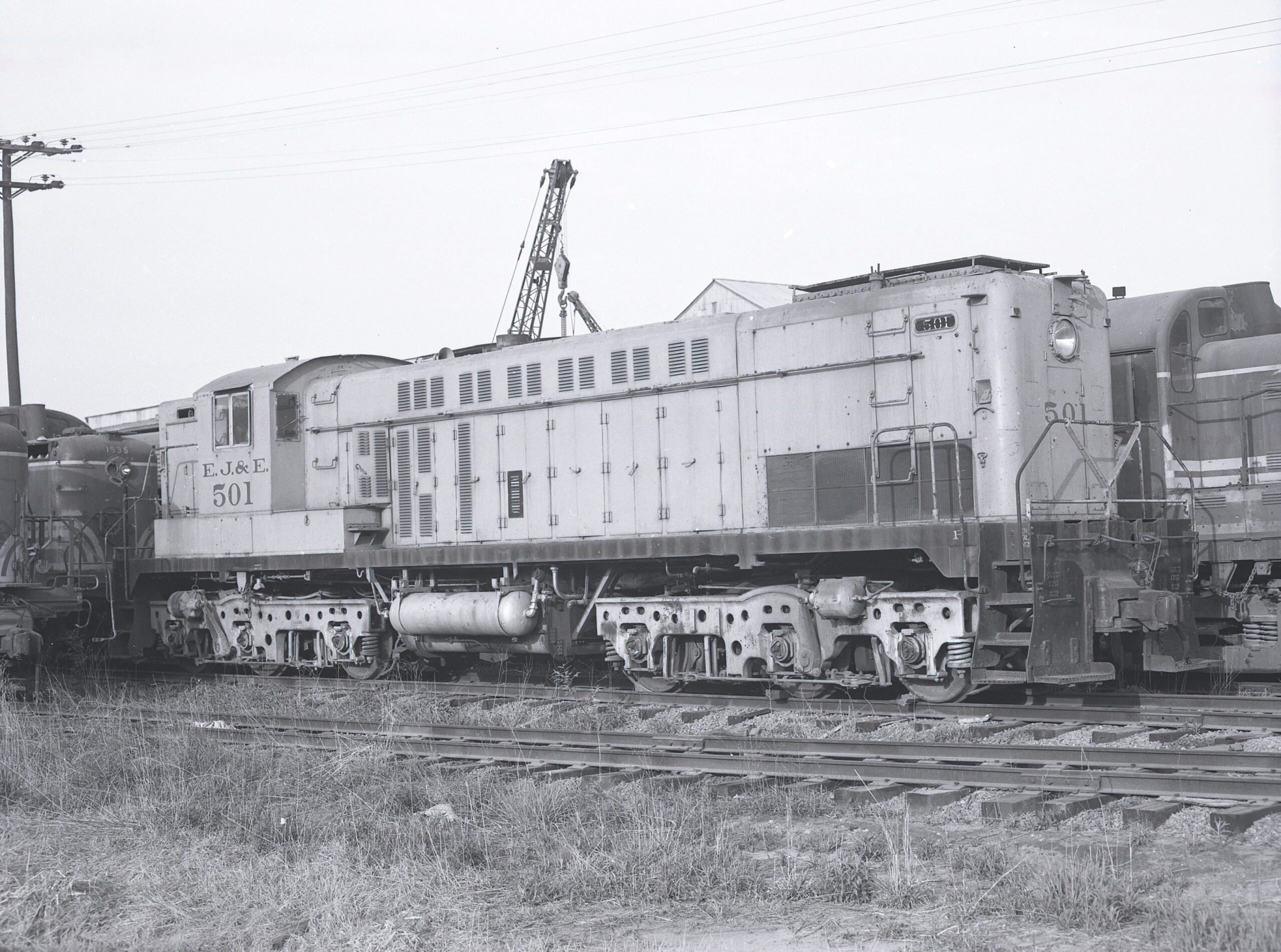 Elgin Joliet and Eastern | Baltimore, Maryland | DRS6-4-1500 #501 | Striegel Locomotive Supply | 1970 | Elmer Kremkow photo