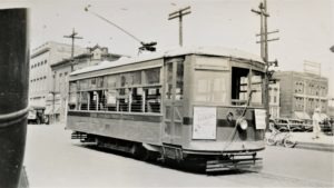 Lincoln Traction Company | Lincoln, Nebraska | Trolley car 307 | August 1936 | Edward J. Ratz photo