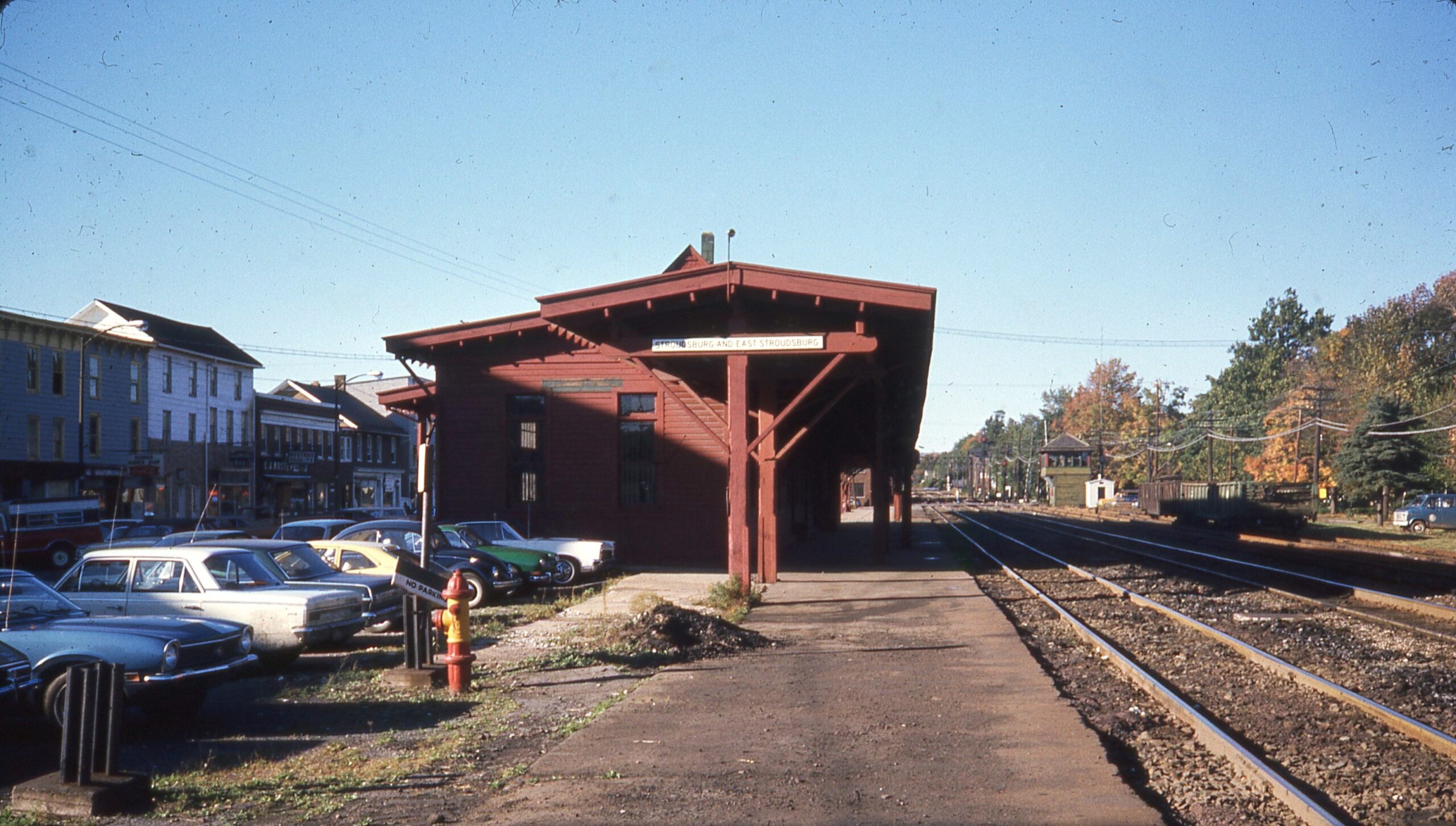 Erie Lackawanna | East Stroudsburg, Pennsylvania | Passenger Station | October 5, 1973 | Richard Prince photograph