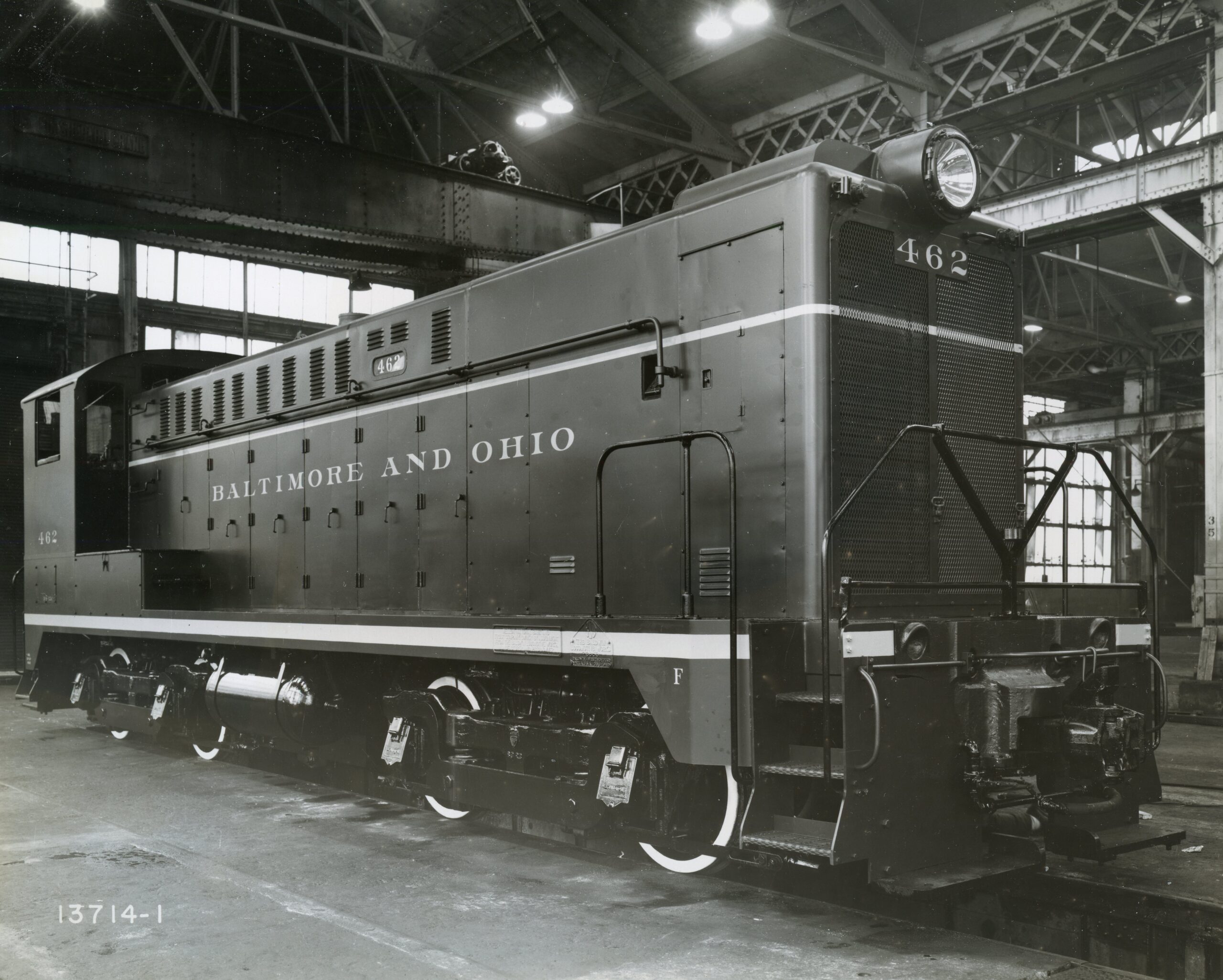 Baltimore and Ohio | Eddystone, Pennsylvania | DS-4-4-1000 #462 | December 25, 1948 | Baldwin Locomotive Works photo
