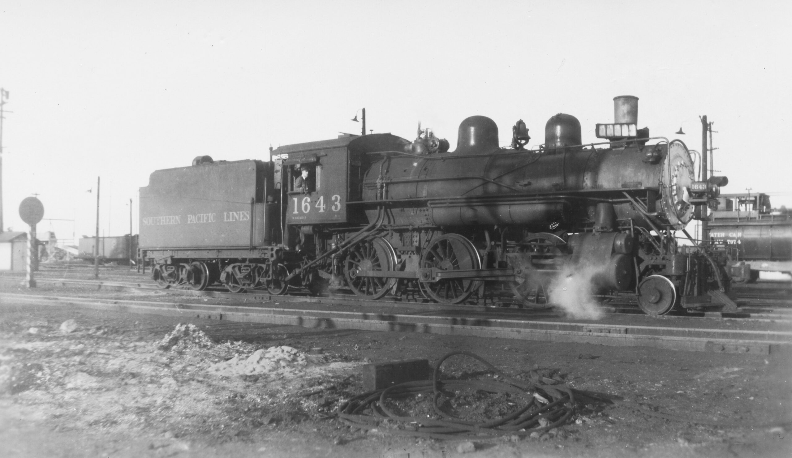 Southern Pacific | Portland, Oregon | Class M-4 2-6-0 MOGUL  #1643 | Rogers | February 2, 1946 | Arthur B. Johnson Photograph