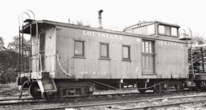 Louisiana and Arkansas | Shreveport, Louisiana | wooden caboose #2 | April 1949