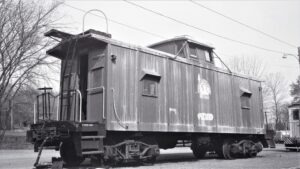 Central Railroad of New Jersey | New Hope, Pennsylvania | Wood caboose #91309 | April 17, 1976