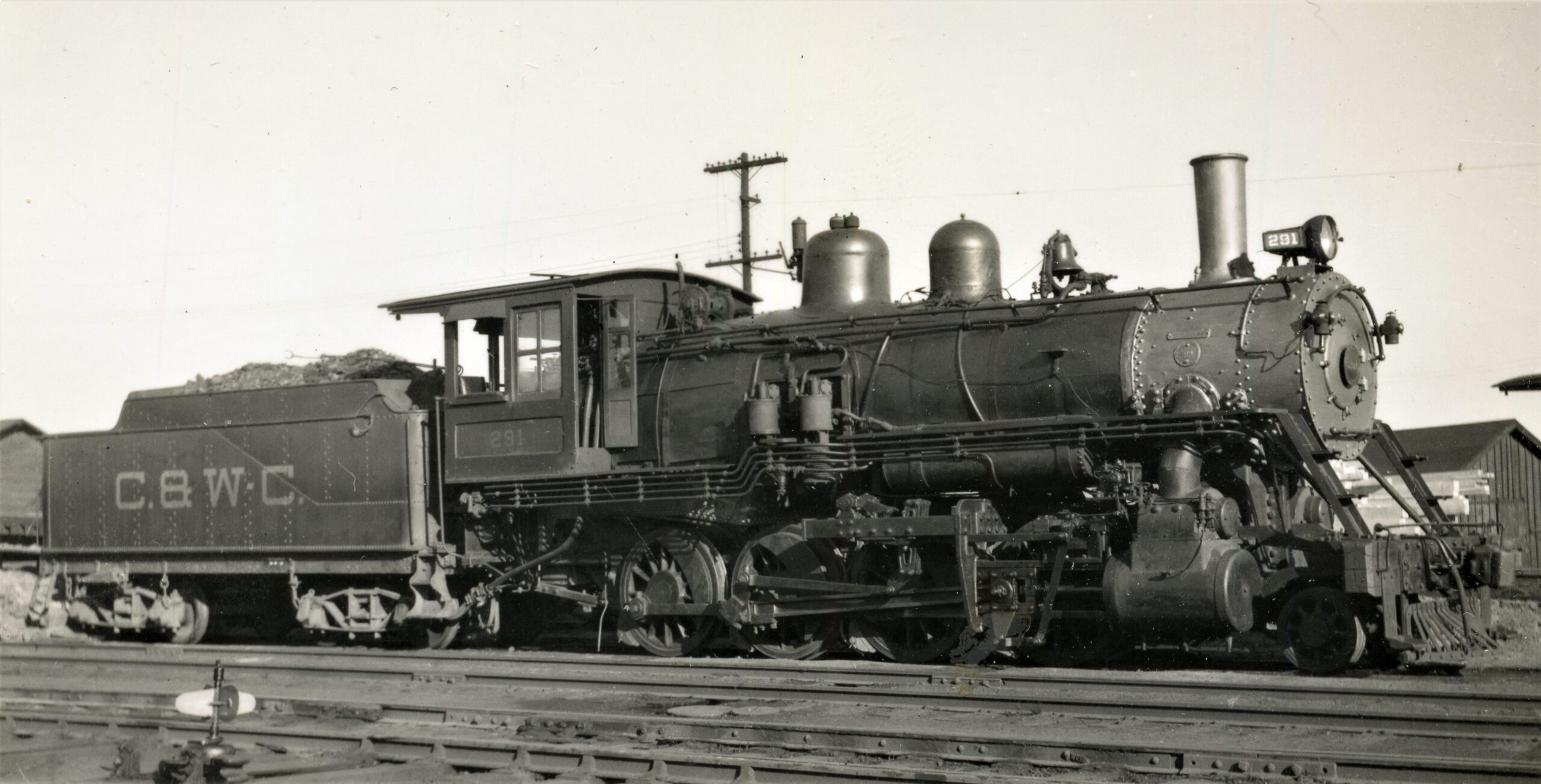 Charleston and Western Carolina Railway | Augusta, Georgia | 2-8-0 #291 |1938