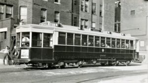 Public Service of New Jersey Co-ordinate Transport | Newark, New Jersey | Car #2800 | Broad St. and Washington | July 5, 1937