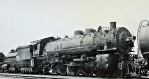 Southern Pacific | Coleton, California | Class 4-6-2 #3127 | August 8, 1946 | Arthur B. Johnson Photograph