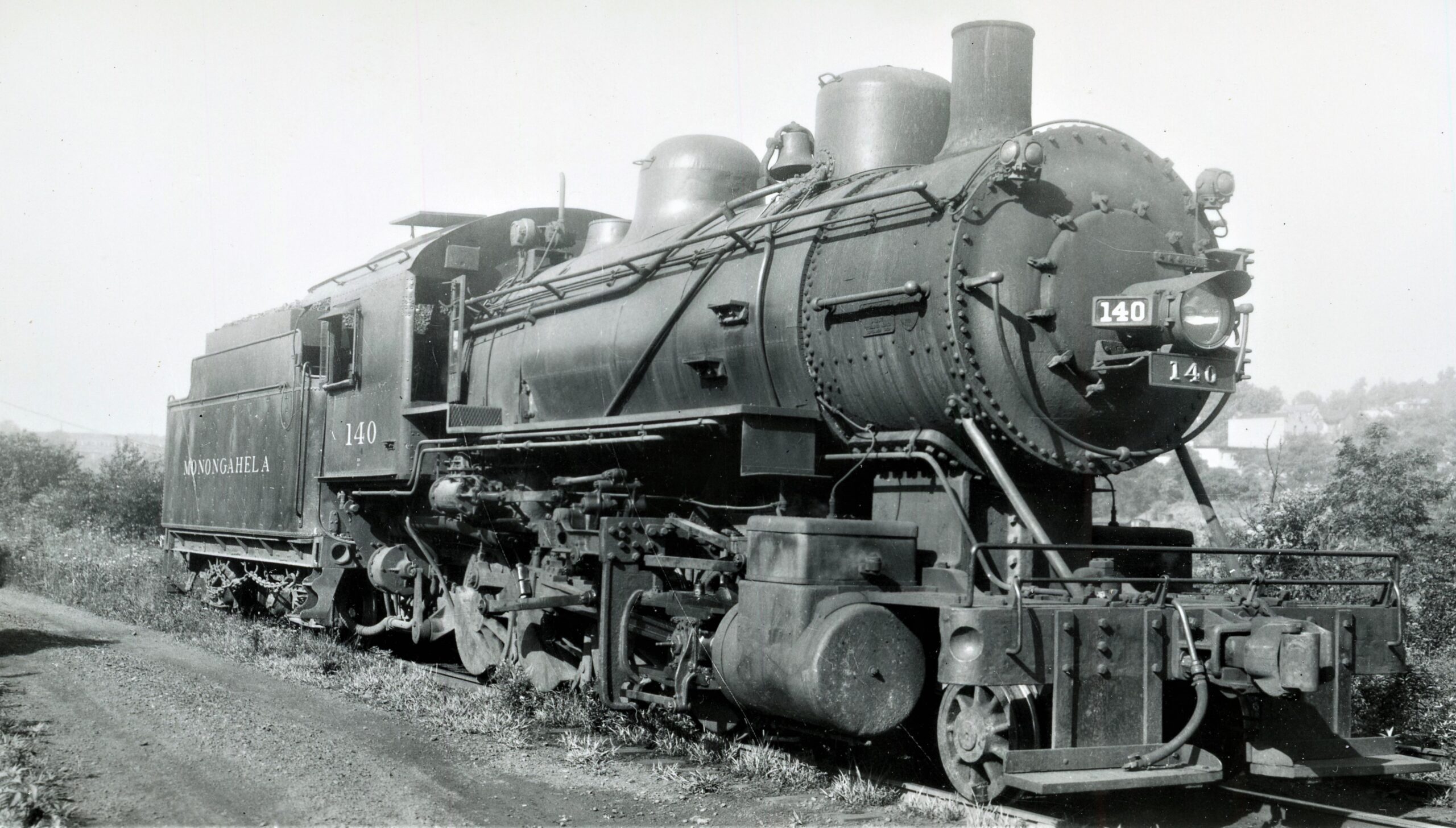 Monongahela Railway | Fairmont, West Virginia | Class H5 2-8-0 #140 | July 25, 1946