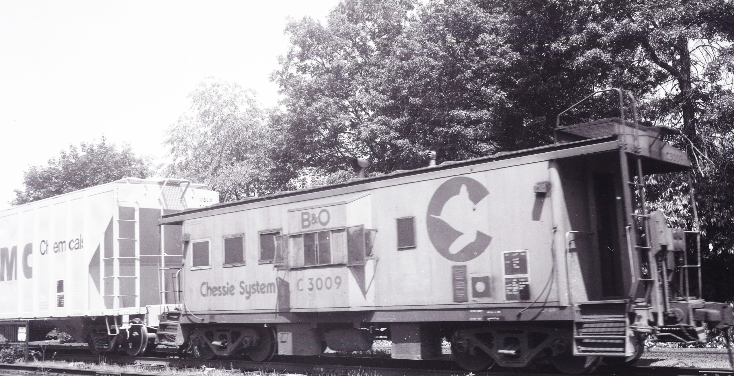 Baltimore and Ohio | Chessie System | Roselle, New Jersey | Class I-18 Caboose C-3009 | June 23,1978 | H.B. Olsen photograph