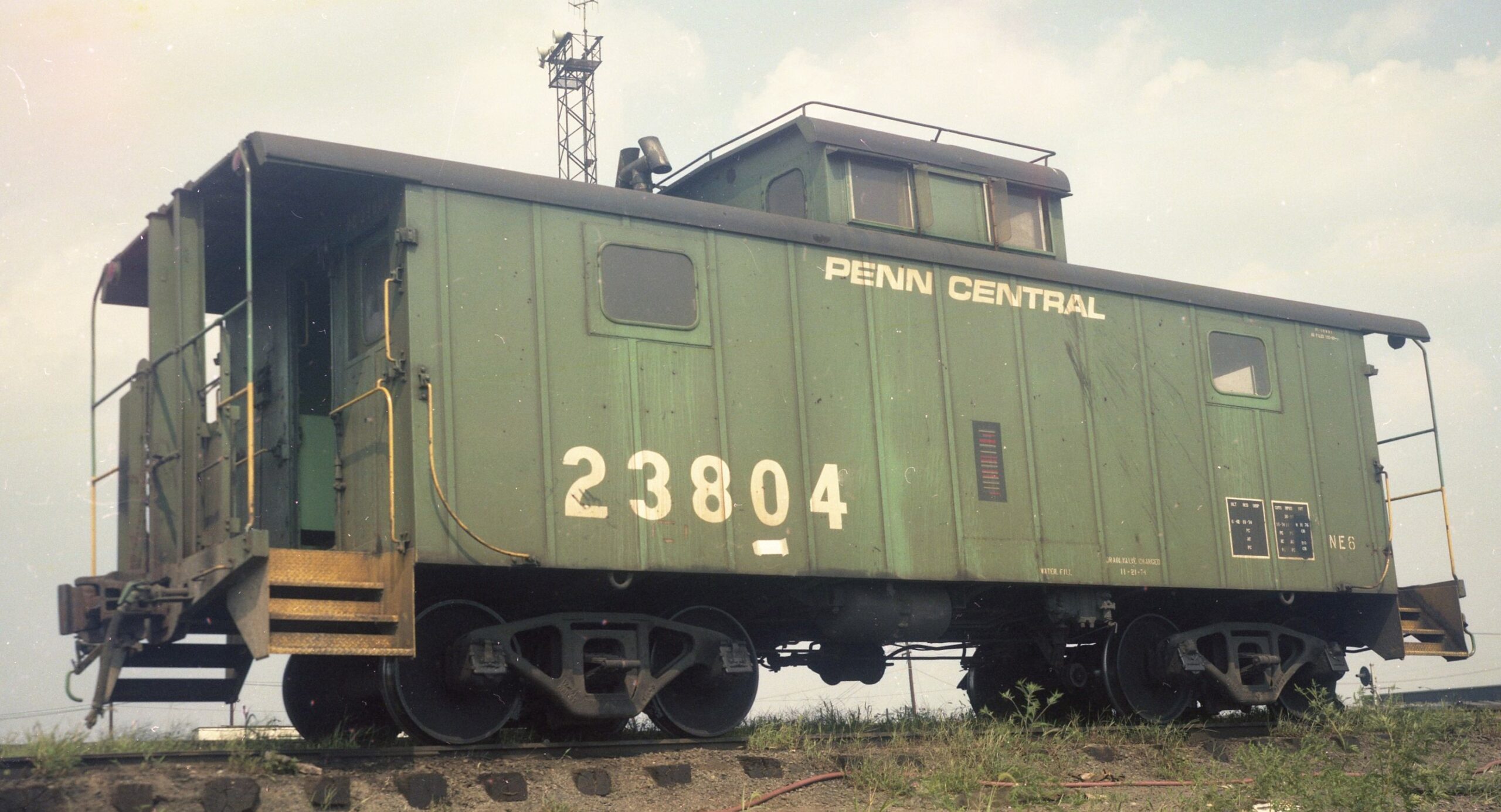 Penn Central Transportation Company | Elizabethport, New Jersey | Class NE6 caboose #23804 | August 28.1976