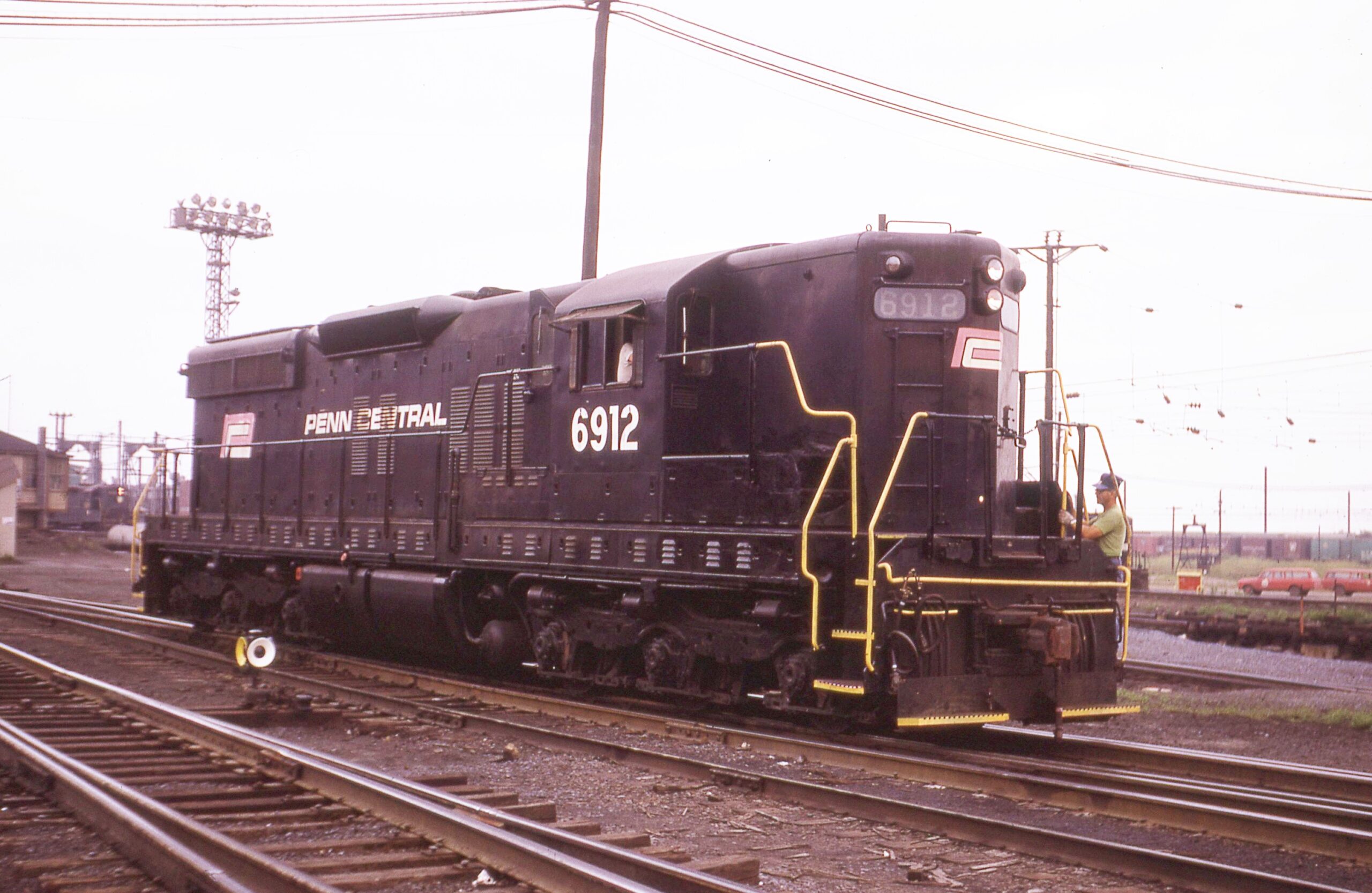 Penn Central Transportation Company | Enola, Pennsylvania | SD9 #6912 | short hood forward | July 17,1969 | Dick Flock photo