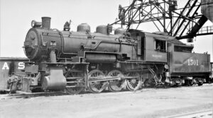 Wabash Railroad | Decatur, Illinois | C-1 class 0-8-0 #1501 | December 24,1938 | Robert P. Morris photograph | Elmer Kremkow Collection