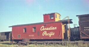 Canadian Pacific | Hamilton, Ontario, Canada | Wooden Caboose #437123 | September 5, 1974