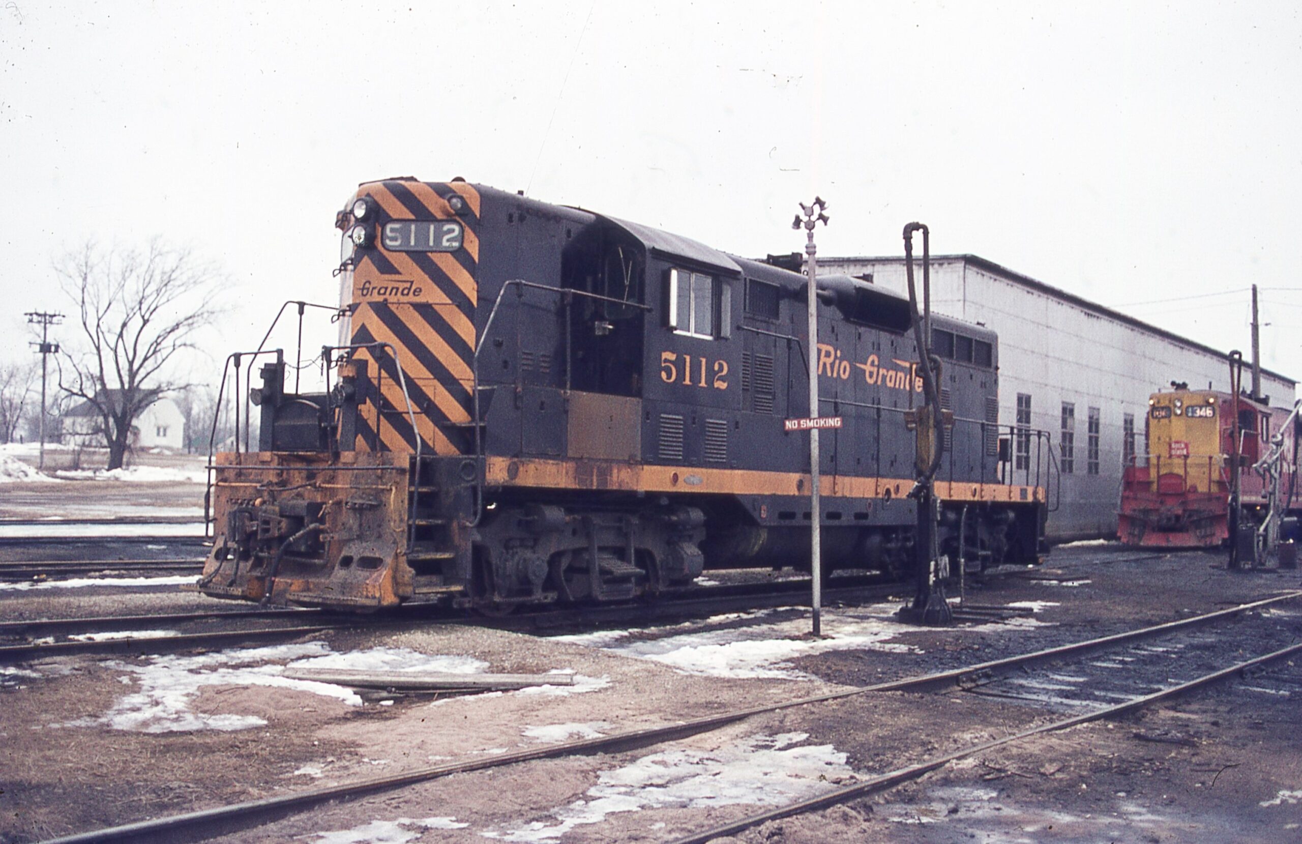 Denver and Rio Grande Western Railroad | Manly, Iowa | EMD GP9 #5112 | January 20, 1973 | Steven Timko Collection