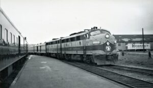 Great Northern | Vancouver, B.C., Canada | EMD Diesel electric locomotive F3A-B #353-C | International Limited | April 10, 1963 | Arthur B. Johnson photo