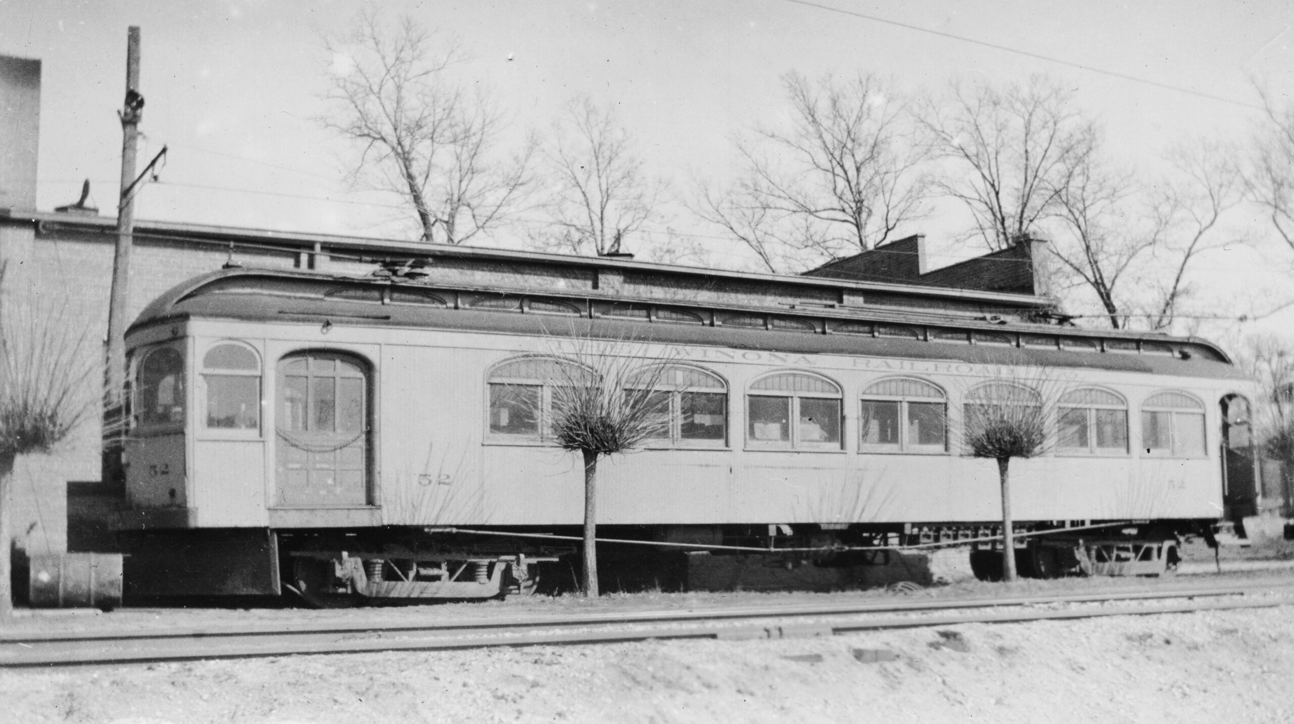 Winona Railroad | Warsaw, Indiana | Jewett car #52 | April 1934 | Elmer Kremkow Collection