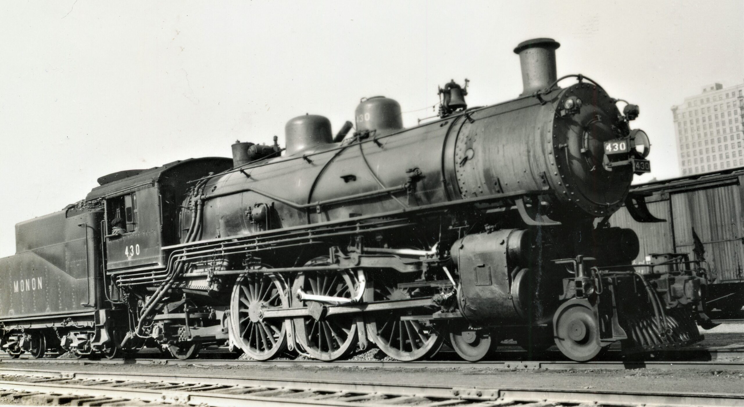 Monon | Chicago Indianapolis and Louisville Railroad | Chicago, Illinois | K4 4-6-2 #430 steam locomotive | May 17, 1939 | Elmer Kremkow collection