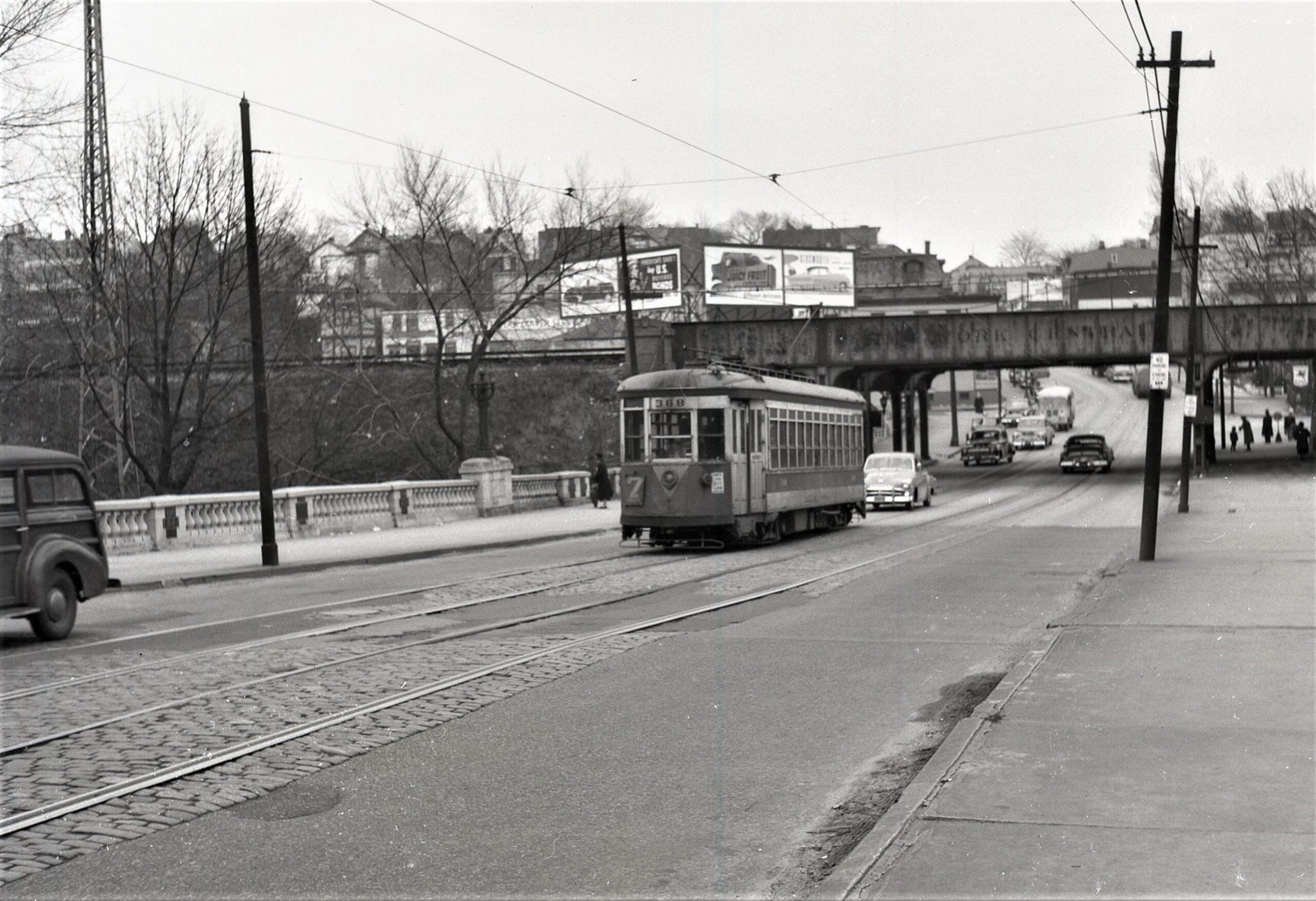 Third Avenue Railway System | TARS | Mount Vernon, New York | Car 147 | Route 7 | February1952 | Fielding Lew Bowman photograph