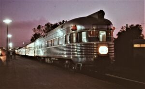 Amtrak | Rensselaer, New York | ex-SAL Observation Car | Empire State Express | October 1973 | Barbara Barbeau photograph | NRHS Collection
