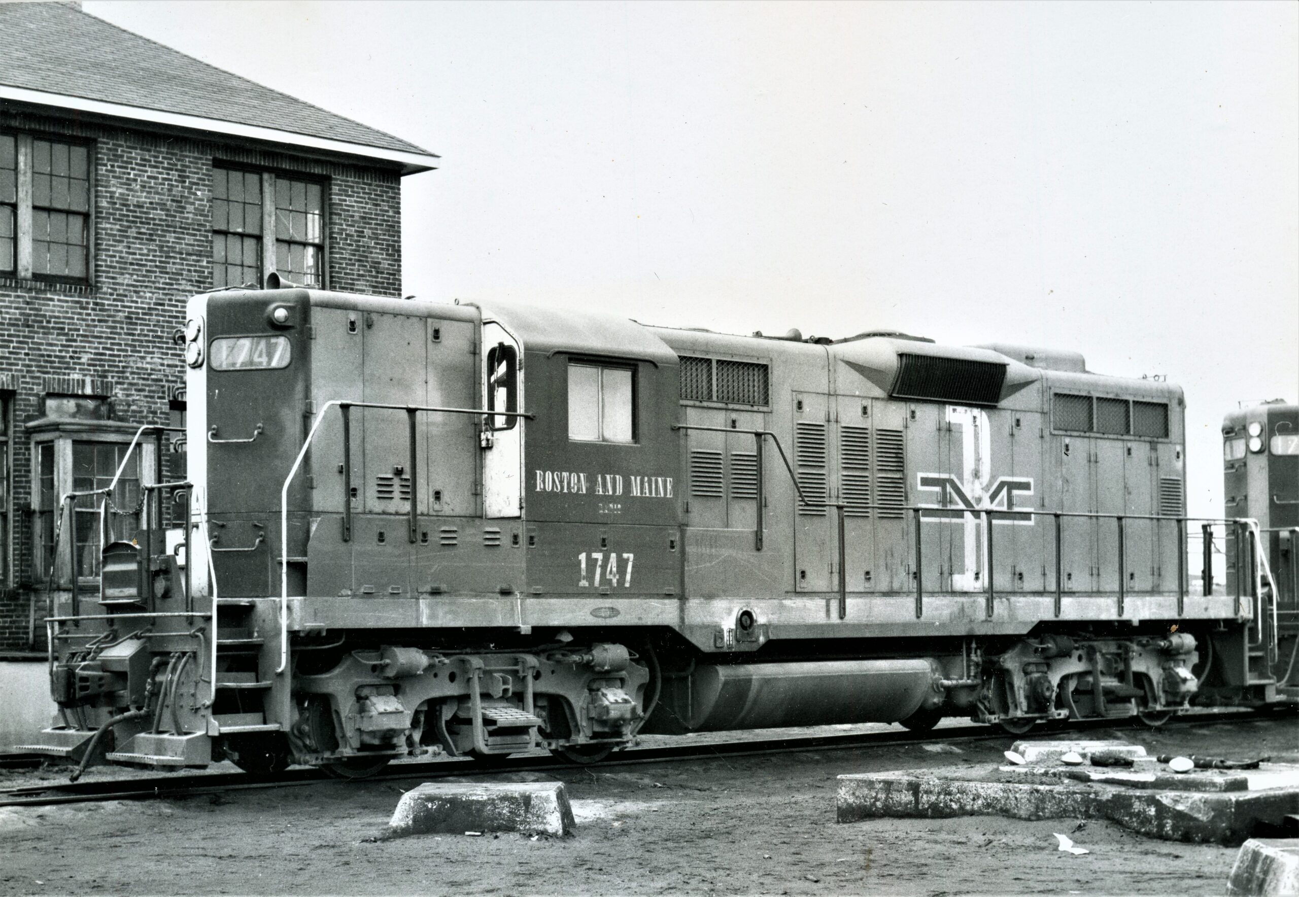 Boston and Maine | South Portland, Maine | EMD Class GP9 #1747 diesel-electric locomotive | April 1970 | George Melvin photograph | Elmer Kremkow collection