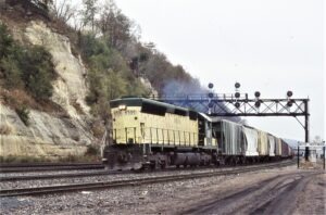 Chicago and Northwestern | Saint Paul, Minnesota | EMD SD45 #6500 diesel-electric locomotive | October 20, 1992 | Dick Flock photograph