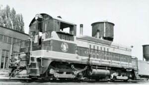 Great Northern Railway | Wenatchee, Washington | EMD Class NW-2 #135 diesel-electric locomotive | August 1958 | Arthur B. Johnson Photo | Elmer Kremkow collection