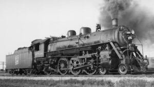 Soo Line | Fond du Lac, Wisconsin | Class H1 4-6-2 #2706 steam locomotive | September 10, 1951 | Arthur B. Johnson photograph