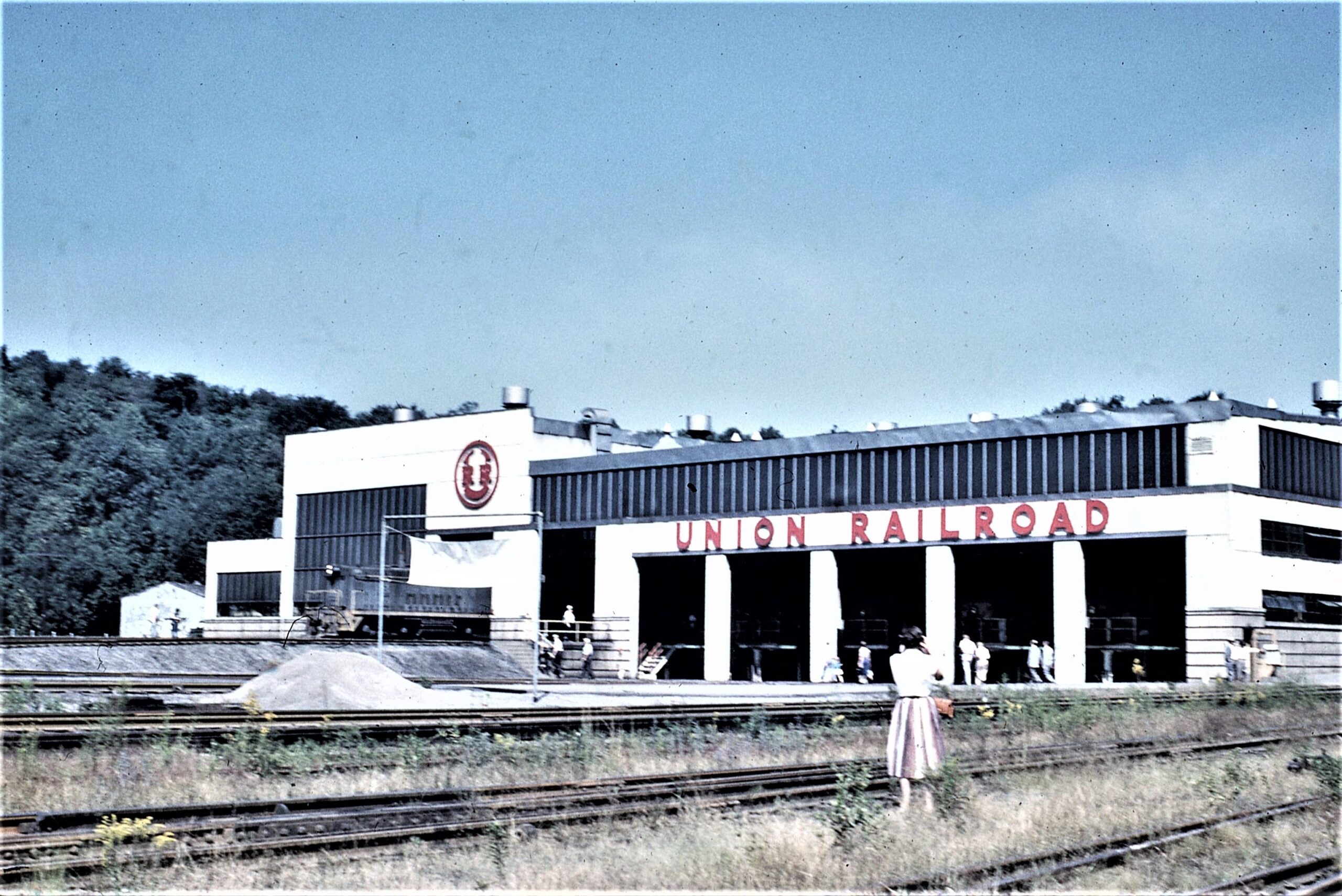 Union Railroad | Hall, Pennsylvania | Diesel locomotive shop | NRHS 1959 Convention tour | September 5, 1959 | NRHS Collection
