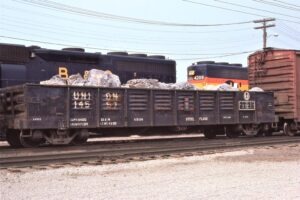 Union Railroad | Willard, Ohio| Gondola car #14557 | July 6, 1975 | Emory Gulash photograph