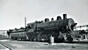 Southern Pacific Lines | Los Angeles, California | Class C-8 2-8-0 #2719 Baldwin steam locomotive | March 9, 1951 | West Jersey Chapter, NRHS
