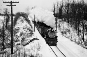 Pennsylvania Railroad | Fricks Lock, Pennsylvania | Class G5 4-6-0 #1073 | Anthracite Express Train #706 | Frank Hoffman photograph