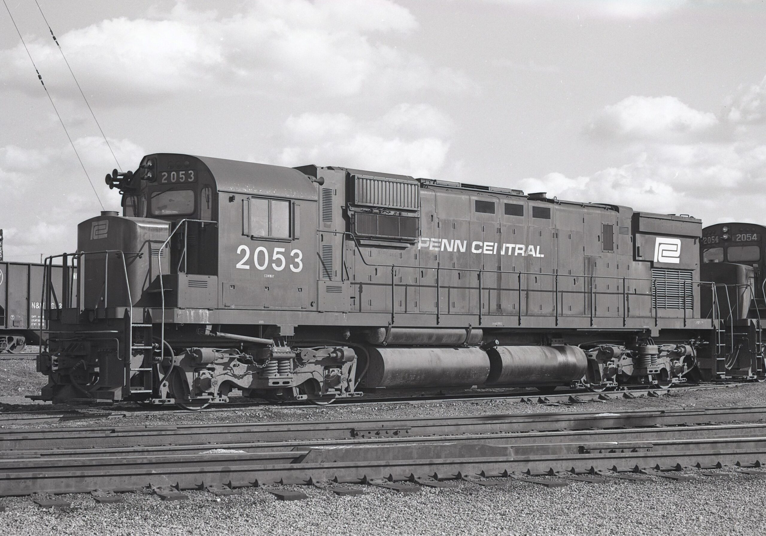 Penn Central Transportation Company | Mingo Junction, West Virginia | Alco C430 #2053 diesel-electric locomotive | March 17,1974 | Elmer Kremkow photo
