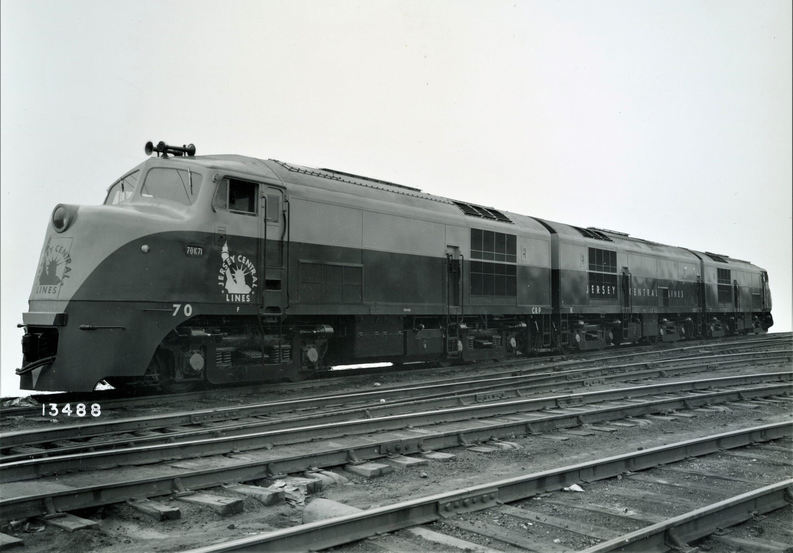 Central Railroad of New Jersey | Eddystone, Pennsylvania | Class DR4-4-1500 #70-K-71 diesel-electric locomotive | November 11, 1947 | Baldwin Locomotive Works