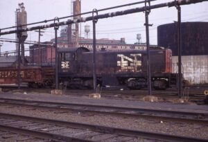 New Haven New York and Hartford Railroad | Boston, Massachusetts | Alco Class S-2 #0603 diesel-electric locomotive | January 19, 1969 | Stanley Hauck Photograph | John Wilson collection