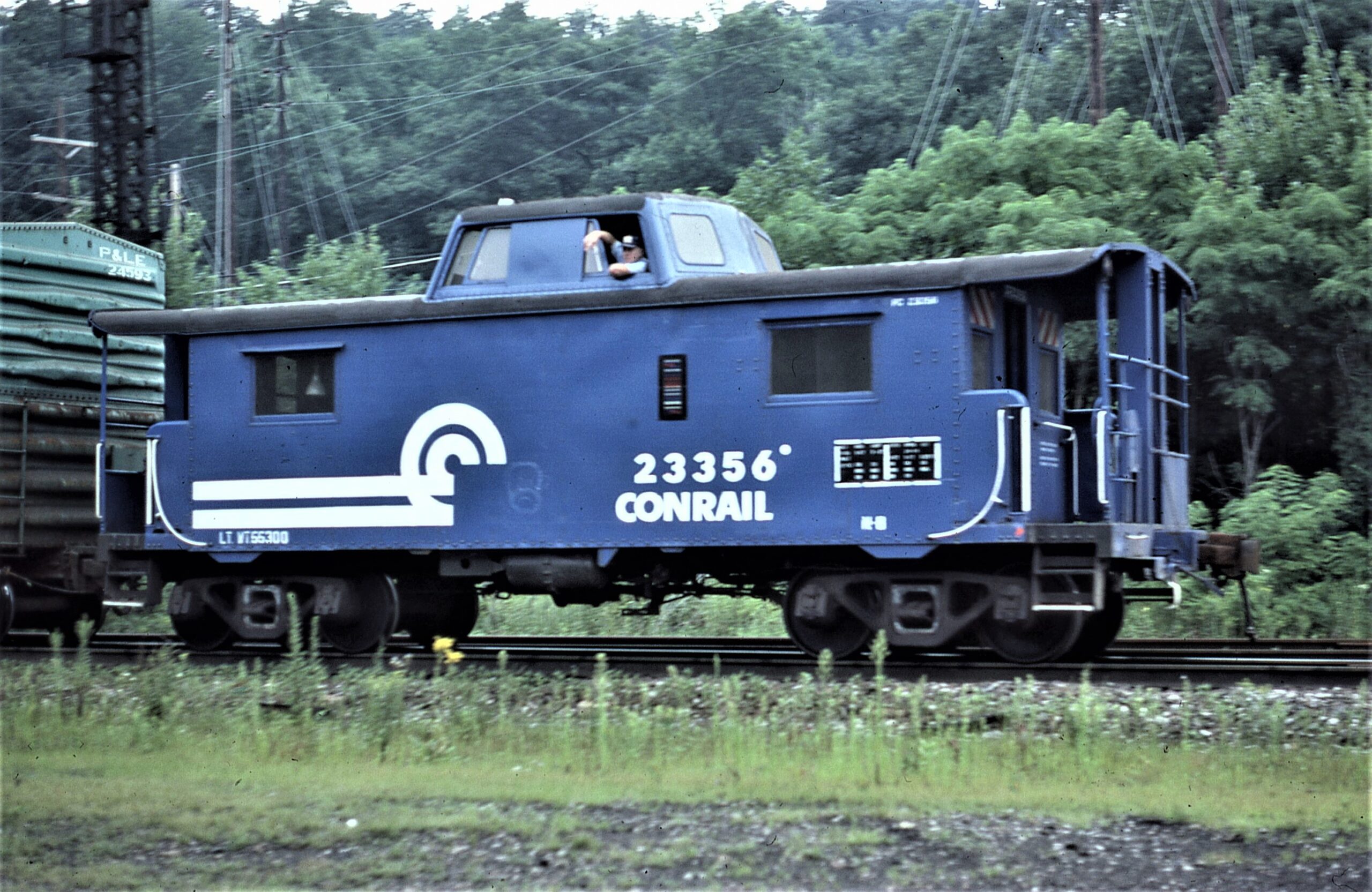 Conrail | Denville, New Jersey | NE class caboose #23356 | August 4, 1977 | Steve Timko photograph