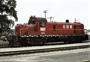 Green Bay and Western | Green Bay, Wisconsin | Alco RS3 #305 diesel-electric locomotive | August 1978 | Jack DeRossett photograph