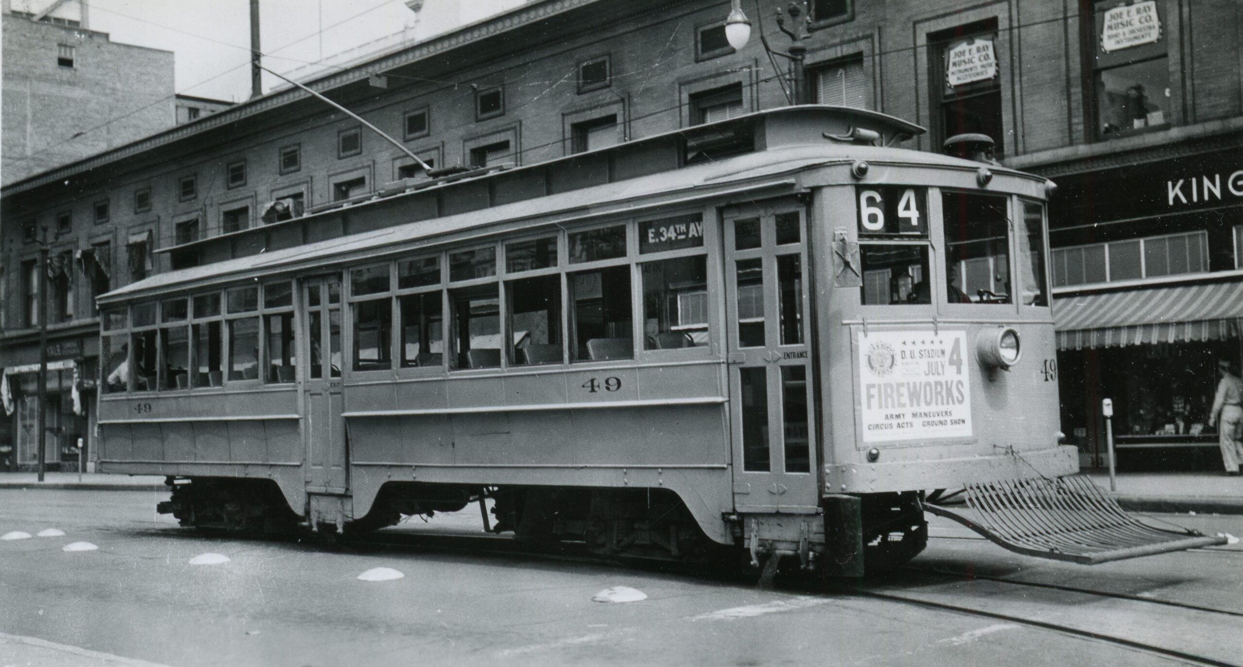 Denver Tramways | Denver, Colorado | Car #89 | July 1945 | Vic Wagner photograph | Elmer Kremkow collection
