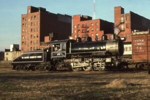 Baldwin Locomotive Works | Steamtown | Scranton, Pennsylvania | Baldwin 0-6-0 #26 steam locomotive | November 3, 1990 | Jack DeRosset photoraph